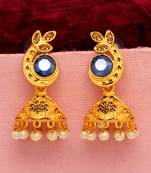 Blue jhumkas
