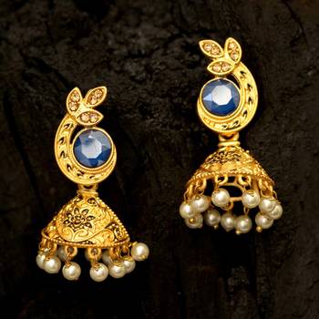 Blue jhumkas 2