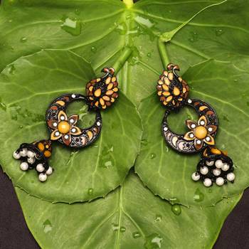 Gold jhumkas 1