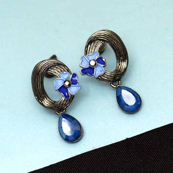 Blue danglers-drops 2