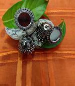 Silver  plain Jhumkas