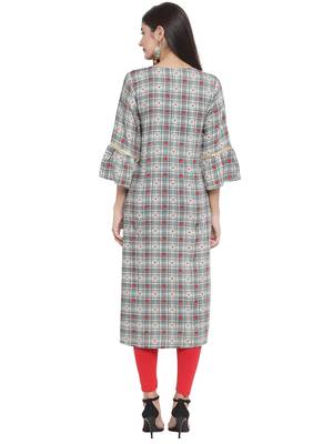 Black embroidered rayon ethnic-kurtis 4