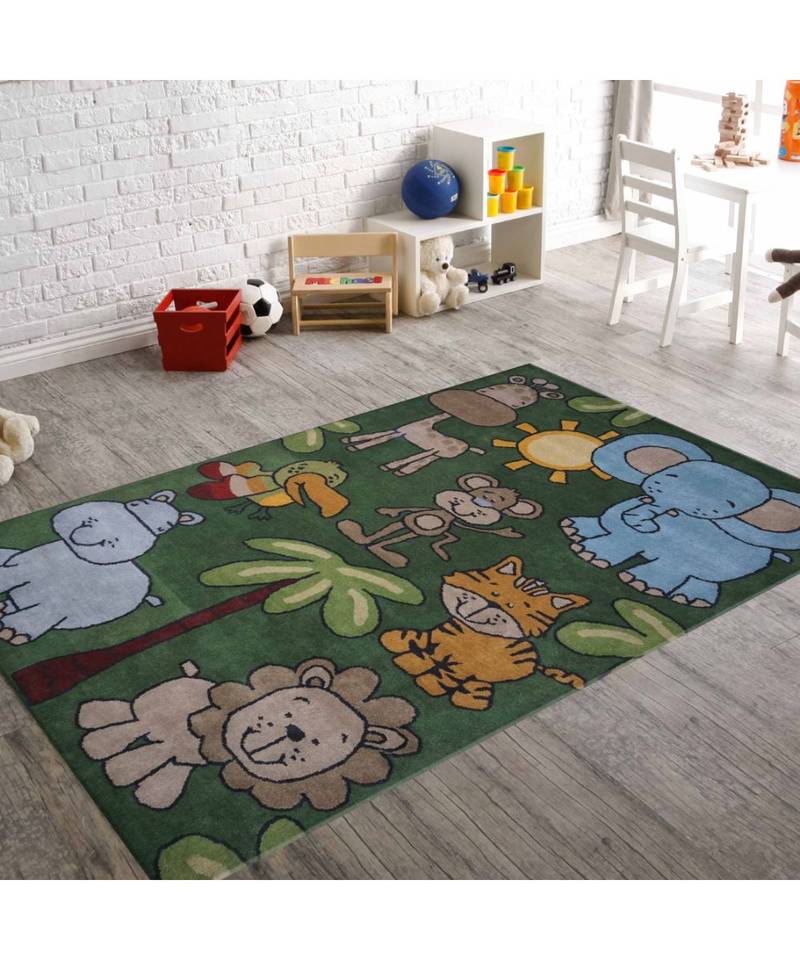 Indian Hand Tufted Floor Covering Kids Carpet