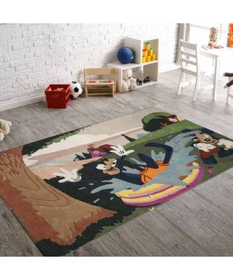 Indian Hand Tufted Floor Covering Kids Carpet 1