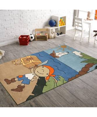 Indian Hand Tufted Floor Covering Kids Carpet 1