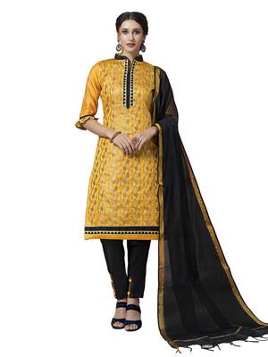 Yellow Banarasi Chanderi Salwar 1