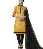 Yellow Banarasi Chanderi Salwar