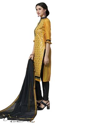 Yellow Banarasi Chanderi Salwar 2