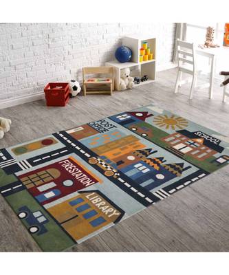 Indian Hand Tufted Floor Covering Kids Carpet 1
