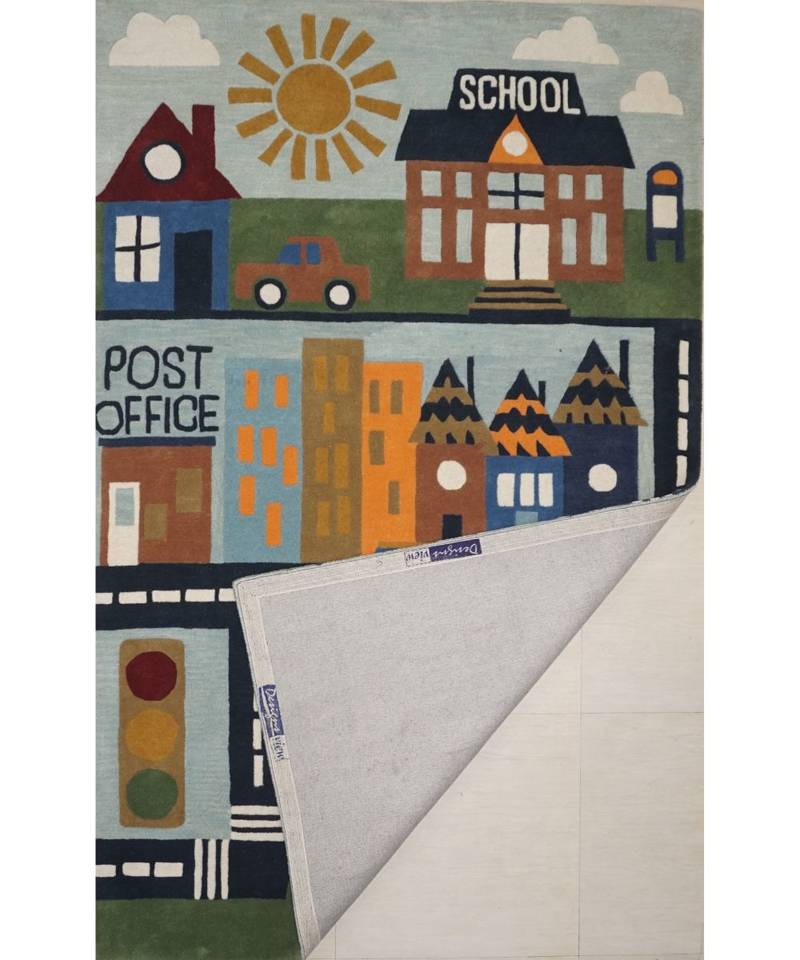 Indian Hand Tufted Floor Covering Kids Carpet