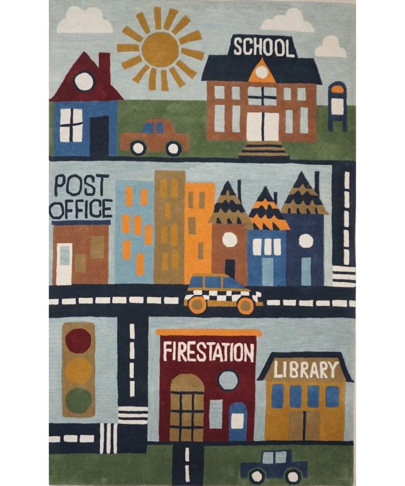 Indian Hand Tufted Floor Covering Kids Carpet