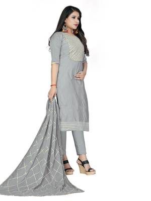 Grey gotta patti chanderi salwar 3