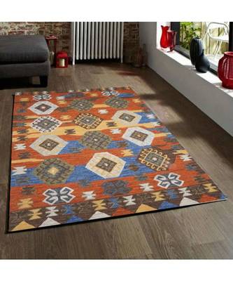 Kilim Design Pattern Are Rugs In Hand Tufted Carpet In Size 60 X 96 Inch 1