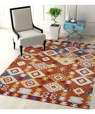 Kilim Design Pattern Are Rugs In Hand Tufted Carpet In Size 60 X 96 Inch 1