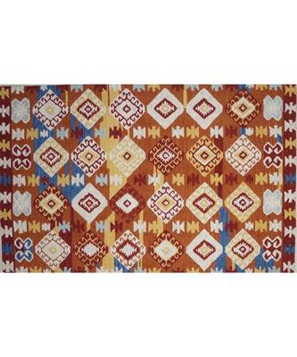 Kilim Design Pattern Are Rugs In Hand Tufted Carpet In Size 60 X 96 Inch 2