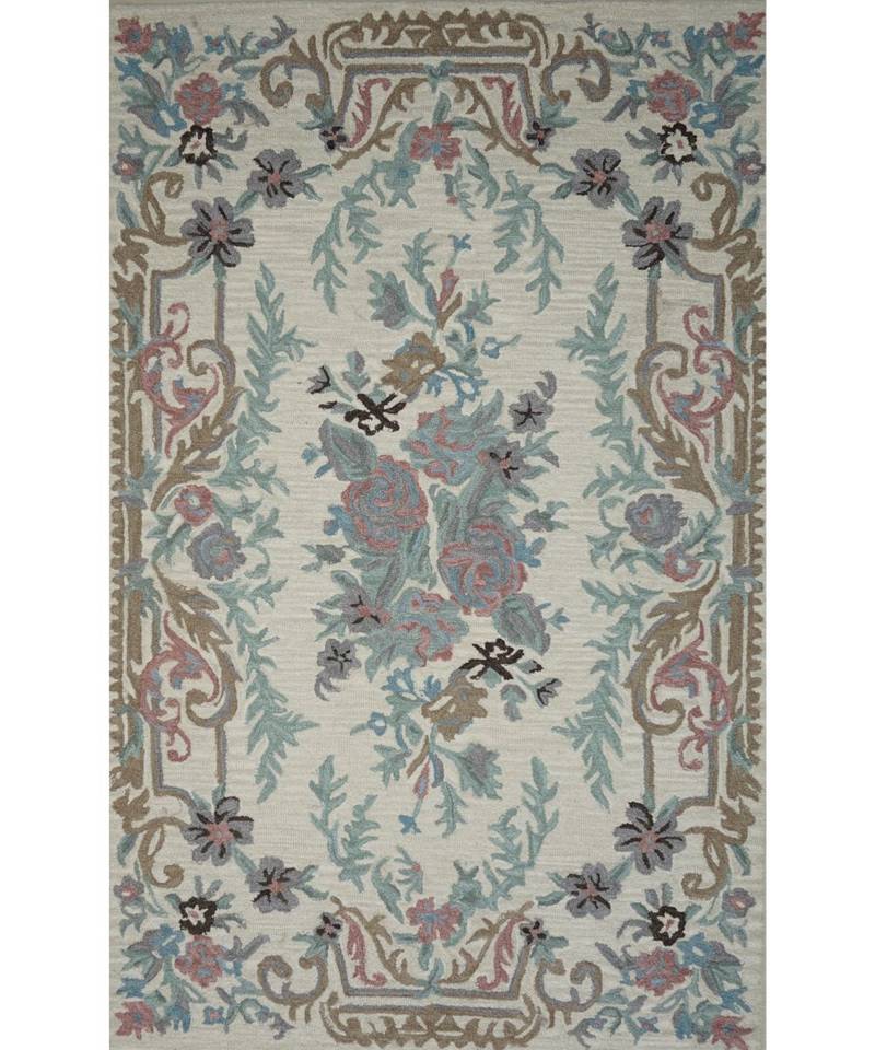Kilim Floral Design Pattern Are Rugs In Hand Tufted Carpet In Size 60 X 96 Inch