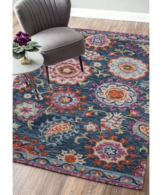 Kilim Floral Design Pattern Are Rugs In Hand Tufted Carpet In Size 60 X 96 Inch 1