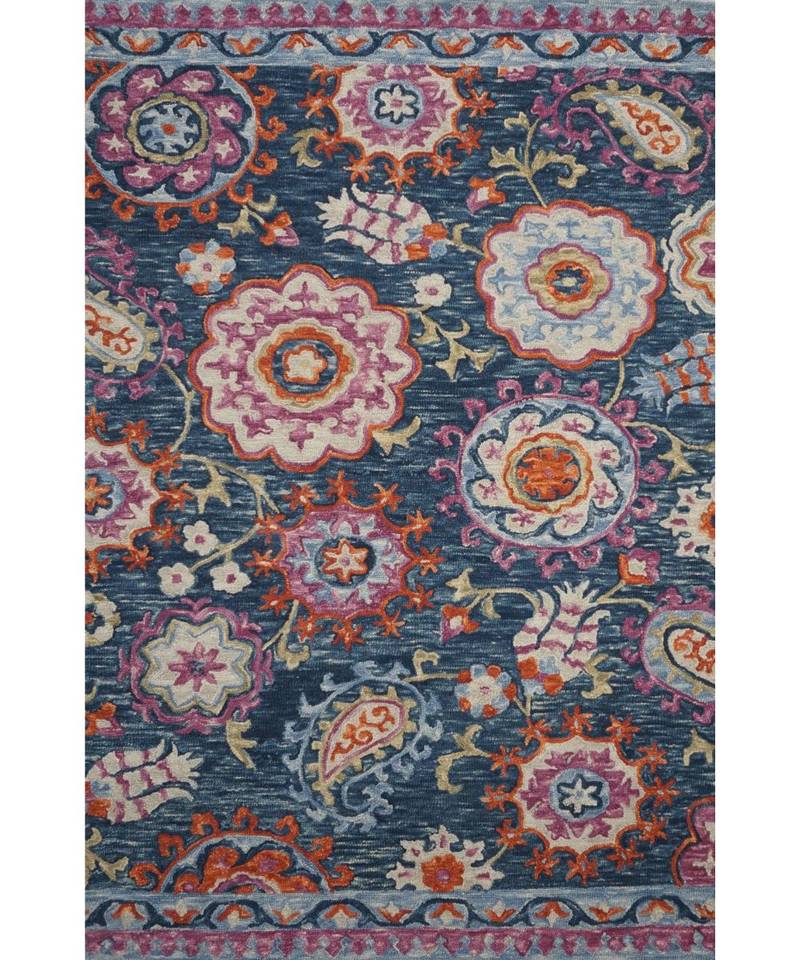 Kilim Floral Design Pattern Are Rugs In Hand Tufted Carpet In Size 60 X 96 Inch