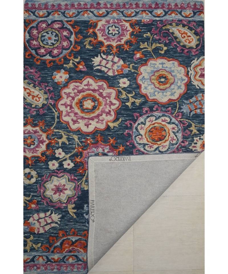 Kilim Floral Design Pattern Are Rugs In Hand Tufted Carpet In Size 60 X 96 Inch