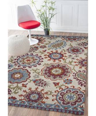Kilim Floral Design Pattern Are Rugs In Hand Tufted Carpet In Size 60 X 96 Inch 1