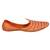 Handmade Embroidered Peach Leather Loafers For Men, Indian Mojari Slip Ons Shoes