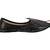 Indian Handmade Black Leather Loafers For Men, Traditional Slip Ons Shoes