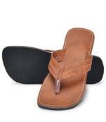 Brown Handmade Indain Synthetic Leather Flip Flops Sandals For Men