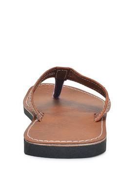 Brown Handmade Indain Synthetic Leather Flip Flops Sandals For Men 5