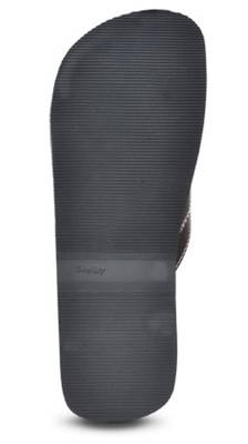 Brown Synthetic Leather Flip Flops For Men 4