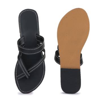 Slide Sandals Women Boho, Black Sandals Bohemian Make Cute Summer Shoes Gift For Her. Ancient Indian Sandals 4