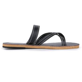 Slide Sandals Women Boho, Black Sandals Bohemian Make Cute Summer Shoes Gift For Her. Ancient Indian Sandals 5