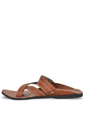 Ancient Indian Brown Synthetic Leather Sandals For Men, Handmade Summer Shoes, Gift For Him 4