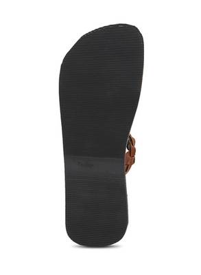 Brown Synthetic Leather Sandals For Men, Indian Handmade Flip Flops 4