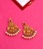 Goddess Lakshmi Motif Earrings
