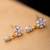 Sparkling Stud Drop Earrings