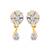 Sparkling Stud Drop Earrings
