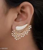 White earrings