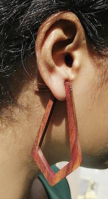 Brown earrings 1