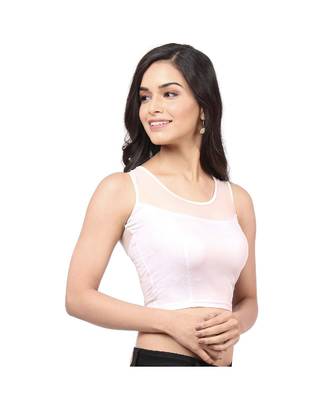 Sliver Shimmer Non-Padded Designer Ready Made Saree Blouse 3