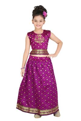 Girls Ready To Wear Traditional Lehenga Choli Set 1