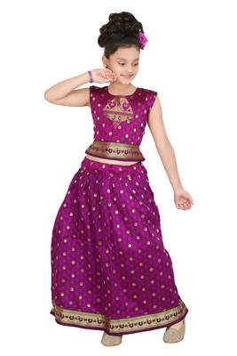 Girls Ready To Wear Traditional Lehenga Choli Set 2