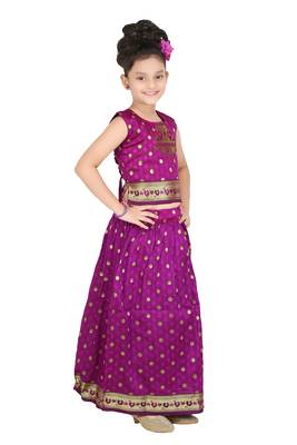 Girls Ready To Wear Traditional Lehenga Choli Set 3