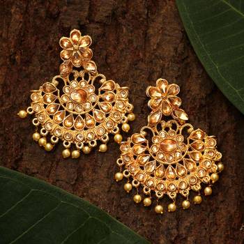 Gold danglers-drops 2