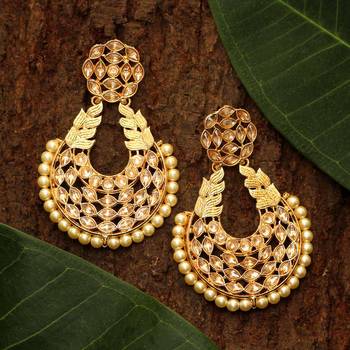 Gold danglers-drops 2