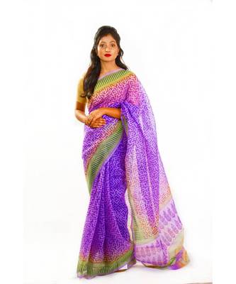 Lilies and Lavendar Wrap in 1 Minute Saree 2