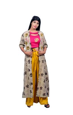 Multicolor embroidered cotton ethnic-kurtis 1
