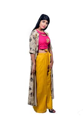 Multicolor embroidered cotton ethnic-kurtis 3