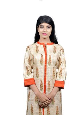 Off white embroidered cotton  ethnic-kurtis 4