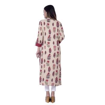 Red embroidered rayon ethnic-kurtis 2