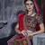 Black and red gamthi hand embroidered cotton traditional dandiya raas garba navratri lehenga for festival